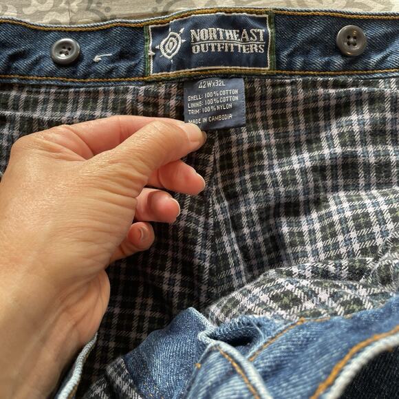 Northeast Outfitters Jeans Men's 42x32 Flannel Lined Brush Field Pants Hunting - Picture 9 of 11